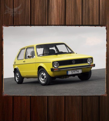 Металлическая табличка Volkswagen Golf 3-door (I)